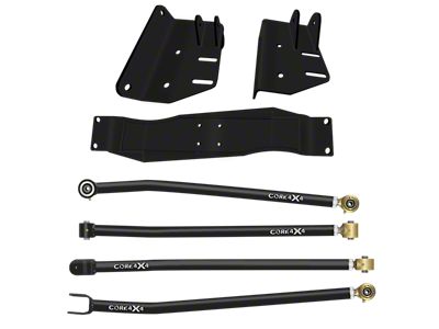 Core 4x4 Crawl Series Adjustable Front Upper and Lower Heavy Duty Long Arm Upgrade Kit (86-01 Jeep Cherokee XJ)