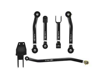 Core 4x4 Cruise Series Adjustable Front Upper and Lower Control Arm and Track Bar Kit (86-01 Jeep Cherokee XJ)
