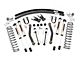 Rough Country 4.50-Inch Suspension Lift Kit with Add-A-Leafs and V2 Monotube Shocks (84-01 Jeep Cherokee XJ w/o AX5 Transmission)