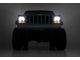 Rough Country 5x7-Inch LED Headlights; Black Housing; Clear Lens (84-01 Jeep Cherokee XJ)
