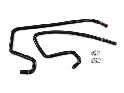 HPS Silicone Heater Coolant Hose Kit for Right Hand Drive; Black (99-01 4.0L Jeep Cherokee XJ)