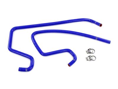 HPS Silicone Heater Coolant Hose Kit for Right Hand Drive; Blue (99-01 4.0L Jeep Cherokee XJ)