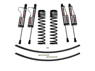 SkyJacker 3-Inch Dual Rate Long Travel Suspension Lift Kit with ADX 2.0 Remote Reservoir Shocks (84-01 Jeep Cherokee XJ)