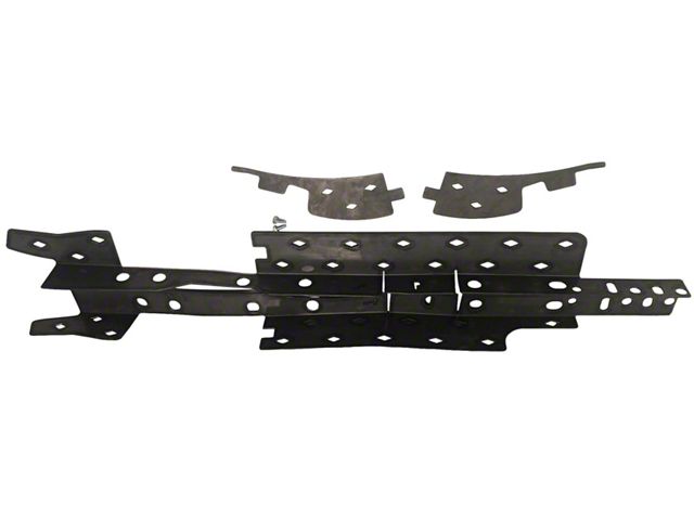 Affordable Offroad Rear Frame Stiffeners; Bare Metal (84-01 Jeep Cherokee XJ)