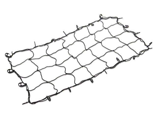 RedRock Extended Roof Rack Cargo Net; 65-Inch x 38-Inch (Universal; Some Adaptation May Be Required)