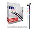 EBC Brakes Stainless Braided Brake Lines; Front and Rear (90-91 2.5L Jeep Cherokee XJ)