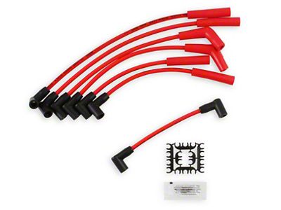 Accel Super Stock Spark Plug Wire Set; Red (91-92 4.0L Jeep Cherokee XJ)