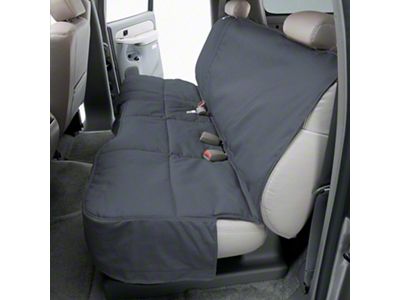 Covercraft Canine Covers Custom Padded Rear Seat Protector; Gray (18-23 Jeep Cherokee KL)