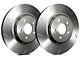 SP Performance Slotted 5-Lug Rotors with Silver ZRC Coated; Rear Pair (14-23 Jeep Cherokee KL w/ Single Piston Front Calipers)