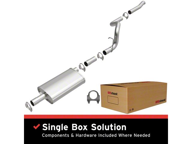 BRExhaust Cut-to-Fit Cat-Back Exhaust System (87-95 Jeep Cherokee XJ)