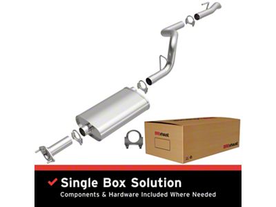 BRExhaust Direct-Fit Cat-Back Exhaust System (96-01 Jeep Cherokee XJ)