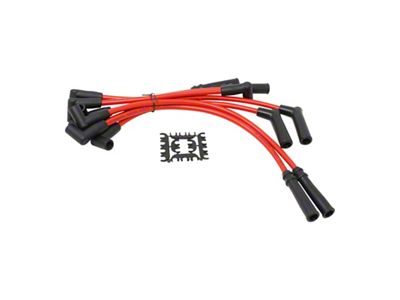 Dragon Fire Performance Spark Plug Wires; Red (91-99 4.0L Jeep Cherokee XJ)