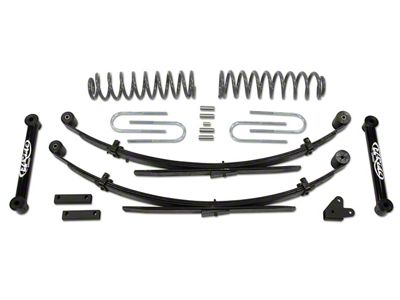 Tuff Country 3.50-Inch EZ-Flex Suspension Lift Kit with Rear Leaf Springs (87-01 Jeep Cherokee XJ)