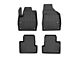 OMAC Premium 3D Front and Rear Floor Liners; Black (14-23 Jeep Cherokee KL)