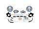 SSBC-USA Rear Disc Brake Conversion Kit with Built-In Parking Brake Assembly and Vented Rotors; Zinc Calipers (95-01 Jeep Cherokee XJ)