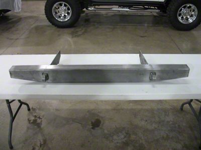 Affordable Offroad Front Bumper; Bare Metal (84-01 Jeep Cherokee XJ)