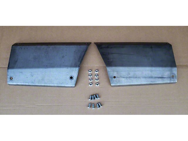 Affordable Offroad Rear Lower Quarter Armor; Bare Metal (84-01 Jeep Cherokee XJ)