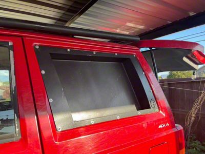 Affordable Offroad RotoPax Replacement Window; Driver or Passenger Side; Bare Metal (84-01 Jeep Cherokee XJ 4-Door)
