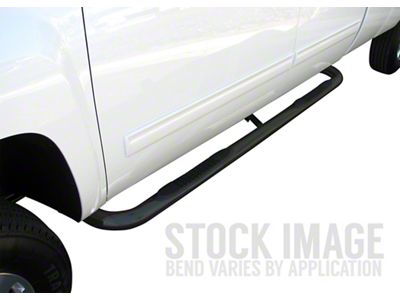 3-Inch Round Side Step Bars; Black (84-01 Jeep Cherokee XJ 4-Door)