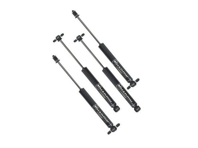SuperLift Shadow Series Front and Rear Shocks for 2.50-Inch Lift (84-01 Jeep Cherokee XJ)