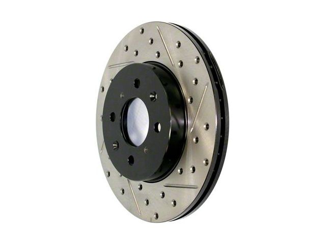 StopTech Sport Drilled and Slotted Rotor; Front Driver Side (84-89 Jeep Cherokee XJ)