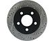 StopTech Sport Drilled and Slotted Rotor; Front Driver Side (1999 Jeep Cherokee XJ w/ 3-Inch Cast Rotors; 00-01 Jeep Cherokee XJ)