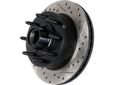 StopTech Sportstop Cryo Drilled and Slotted Rotor; Front Driver Side (1999 Jeep Cherokee XJ w/ 3-Inch Cast Rotors; 00-01 Jeep Cherokee XJ)