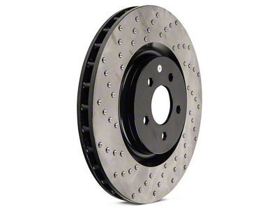 StopTech Sportstop Cryo Sport Drilled Rotor; Front Driver Side (90-98 Jeep Cherokee XJ; 1999 Jeep Cherokee XJ w/ 3-1/4-Inch Composite Rotors)