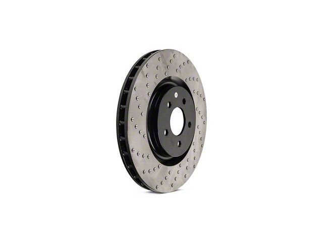 StopTech Sportstop Cryo Sport Drilled Rotor; Front Passenger Side (90-98 Jeep Cherokee XJ; 1999 Jeep Cherokee XJ w/ 3-1/4-Inch Composite Rotors)