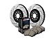 StopTech Street Axle Drilled Brake Rotor and Pad Kit; Front (1999 Jeep Cherokee XJ w/ 3-Inch Cast Rotors)