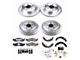 PowerStop Z23 Evolution Brake Rotor, Pad and Drum Kit; Front and Rear (1999 Jeep Cherokee XJ w/ 3-Inch Cast Rotors & 10-Inch Rear Drums; 00-01 Jeep Cherokee XJ w/ 10-Inch Rear Drums)