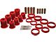 Front Control Arm Bushings; Red (84-01 4WD Jeep Cherokee XJ)