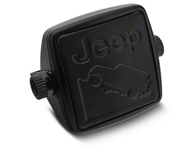 RedRock External 2-3/4-Inch Speaker with Embossed Jeep Logos (Universal; Some Adaptation May Be Required)