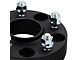 Supreme Suspensions 1.25-Inch PRO Billet 5 x 114.3mm to 5 x 127mm Wheel Adapters; Black; Set of Four (84-01 Jeep Cherokee XJ)