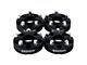 Supreme Suspensions 1.50-Inch Pro Billet Hub Centric Wheel Spacers; Black; Set of Four (84-01 Jeep Cherokee XJ)
