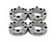 Supreme Suspensions 1-Inch Pro Billet Wheel Spacers; Silver; Set of Four (84-01 Jeep Cherokee XJ)