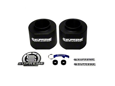 Supreme Suspensions 3-Inch Pro Front Spring Spacer Leveling Kit (84-01 Jeep Cherokee XJ)