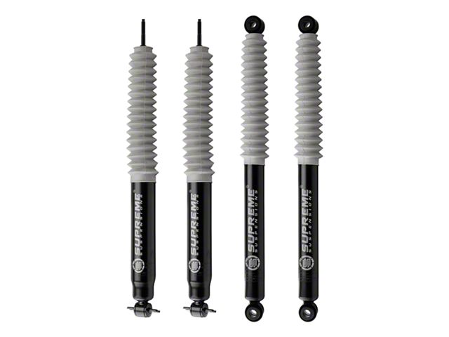 Supreme Suspensions Nitrogen-Charged Front and Rear Shocks (84-01 Jeep Cherokee XJ)