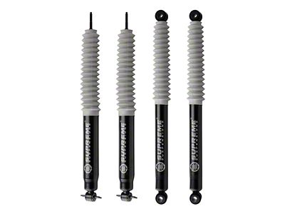 Supreme Suspensions Nitrogen-Charged Front and Rear Shocks (84-01 Jeep Cherokee XJ)