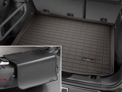 Weathertech DigitalFit Cargo Liner with Bumper Protector; Behind 2nd Row; Cocoa (14-18 Jeep Cherokee KL)
