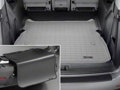 Weathertech DigitalFit Cargo Liner with Bumper Protector; Behind 2nd Row; Gray (19-23 Jeep Cherokee KL)