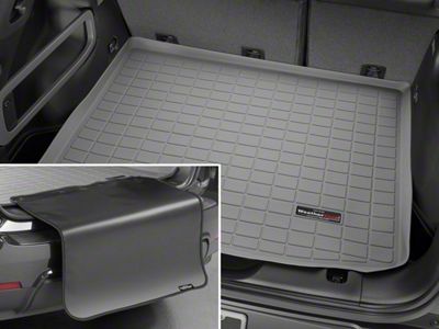 Weathertech DigitalFit Cargo Liner with Bumper Protector; Behind 2nd Row; Gray (14-18 Jeep Cherokee KL)