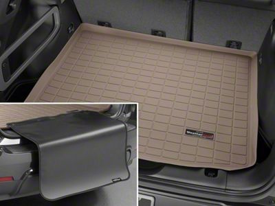Weathertech DigitalFit Cargo Liner with Bumper Protector; Behind 2nd Row; Tan (14-18 Jeep Cherokee KL)