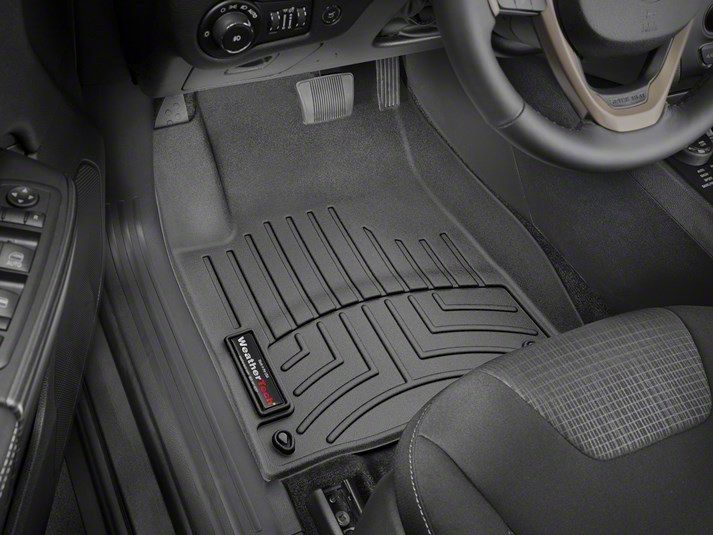 Weathertech Jeep Cherokee DigitalFit Front Floor Liners; Black 448331