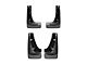 Weathertech No-Drill Mud Flaps; Front and Rear; Black (19-23 Jeep Cherokee KL w/ OE Fender Flares)