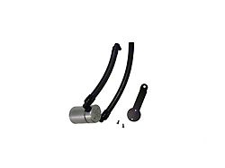 J&L 3.0 Oil Separator; Clear/Satin Anodized; Driver Side (14-23 2.4L Jeep Cherokee KL)