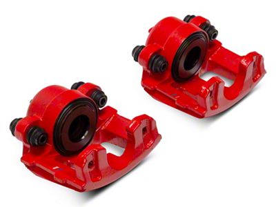 C&L Performance Front Brake Calipers; Red (90-01 Jeep Cherokee XJ)