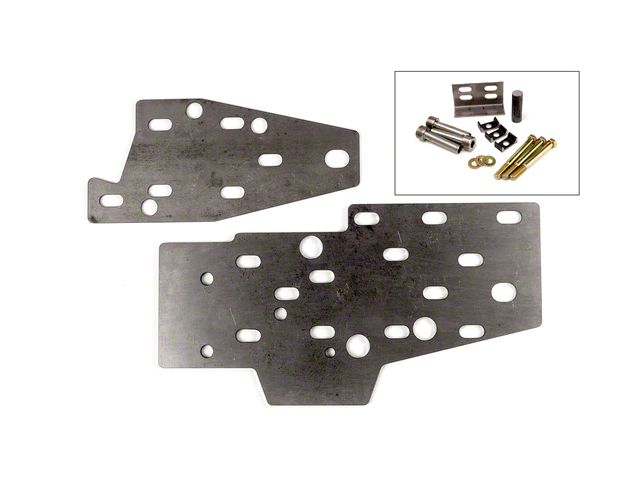 JKS Manufacturing Front Unibody Reinforcement Plates; Driver Side (84-01 Jeep Cherokee XJ)