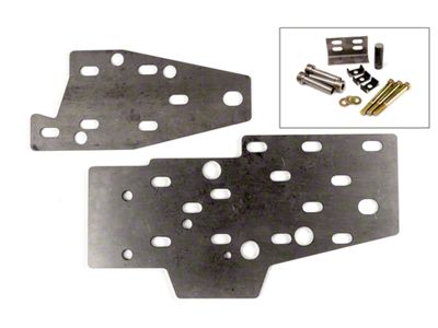 JKS Manufacturing Front Unibody Reinforcement Plates; Driver Side (84-01 Jeep Cherokee XJ)