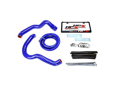 HPS Silicone Radiator and Heater Coolant Hose Kit; Blue (91-01 4.0L Jeep Cherokee XJ)